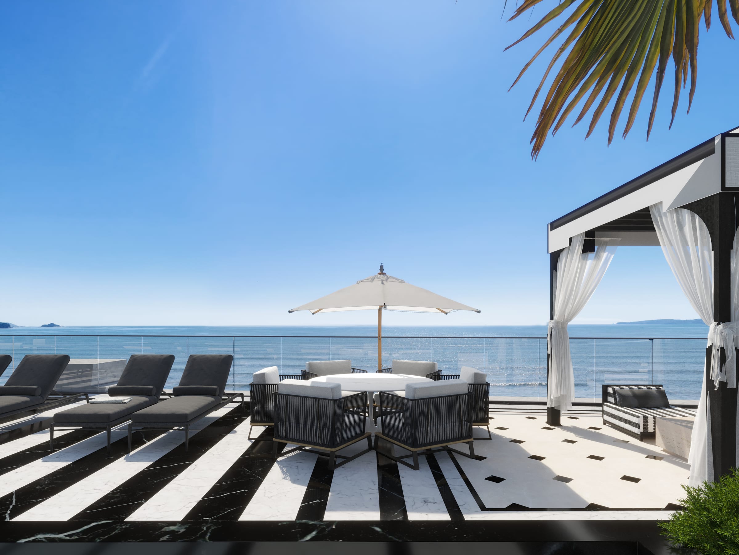 Piscina externa do Grand Luxury Residences