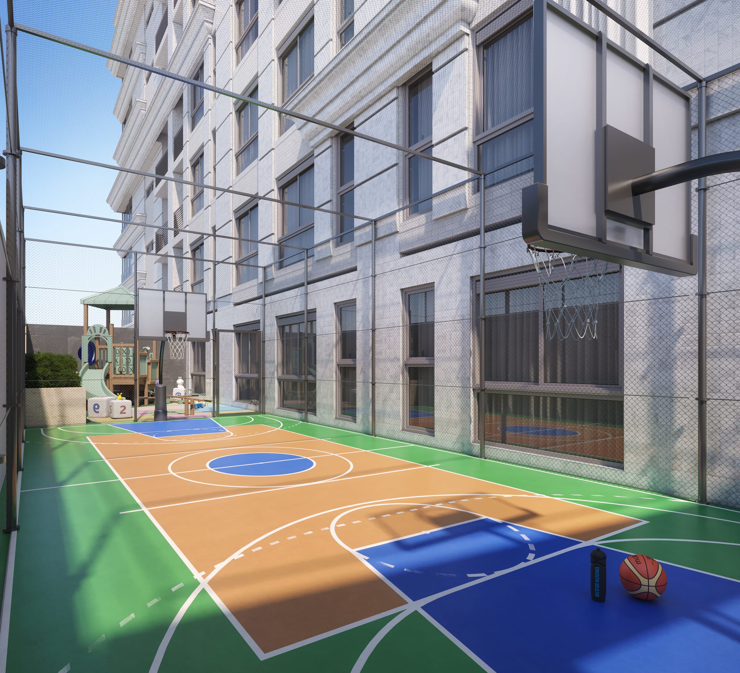 Quadra poliesportiva do Grand Luxury Residences